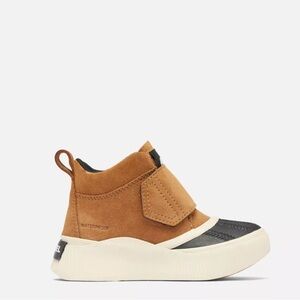 Kids Waterproof Brown and Black Shoes